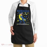 Down Syndrome Dinosaur T rex Extra Chromosome Extra Awesome Apron thumb 2