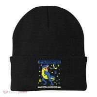 Down Syndrome Dinosaur T rex Extra Chromosome Extra Awesome Beanie thumb 0
