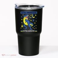 Down Syndrome Dinosaur T rex Extra Chromosome Extra Awesome Tumbler thumb 0