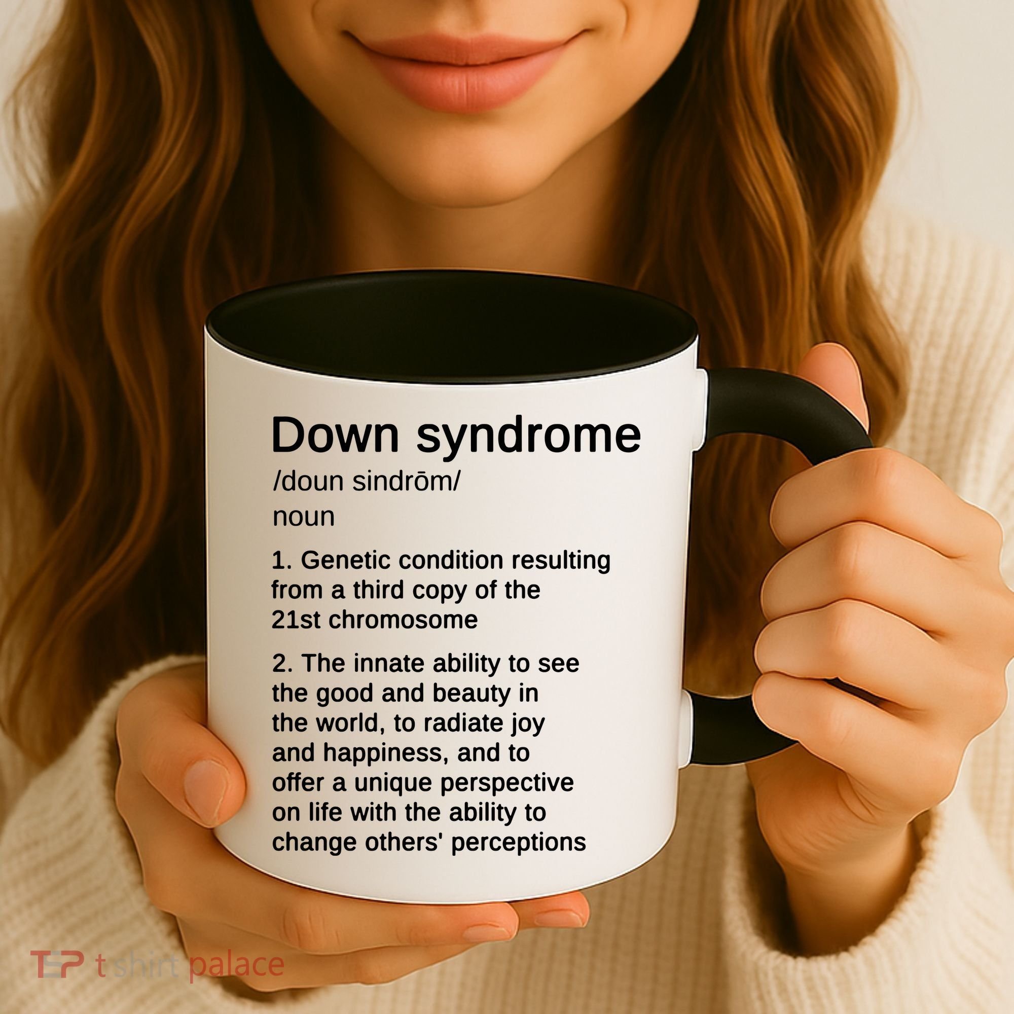 Down Syndrome Definition Awareness Month Coffee Mug