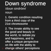 Down Syndrome Definition Awareness Month Tumbler thumb 3