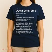 Down Syndrome Definition Awareness Month T-Shirt thumb 4