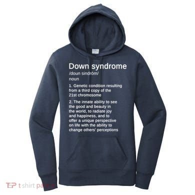 Down Syndrome Definition Awareness Month Women's Hoodie