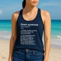 Down Syndrome Definition Awareness Month Women's Tank Top thumb 2