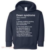 Down Syndrome Definition Awareness Month Toddler Hoodie thumb 0