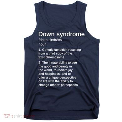 Down Syndrome Definition Awareness Month Tank Top