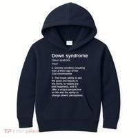 Down Syndrome Definition Awareness Month Kids Hoodie thumb 0
