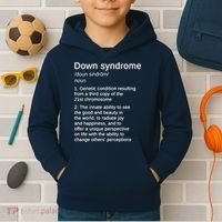 Down Syndrome Definition Awareness Month Kids Hoodie thumb 2