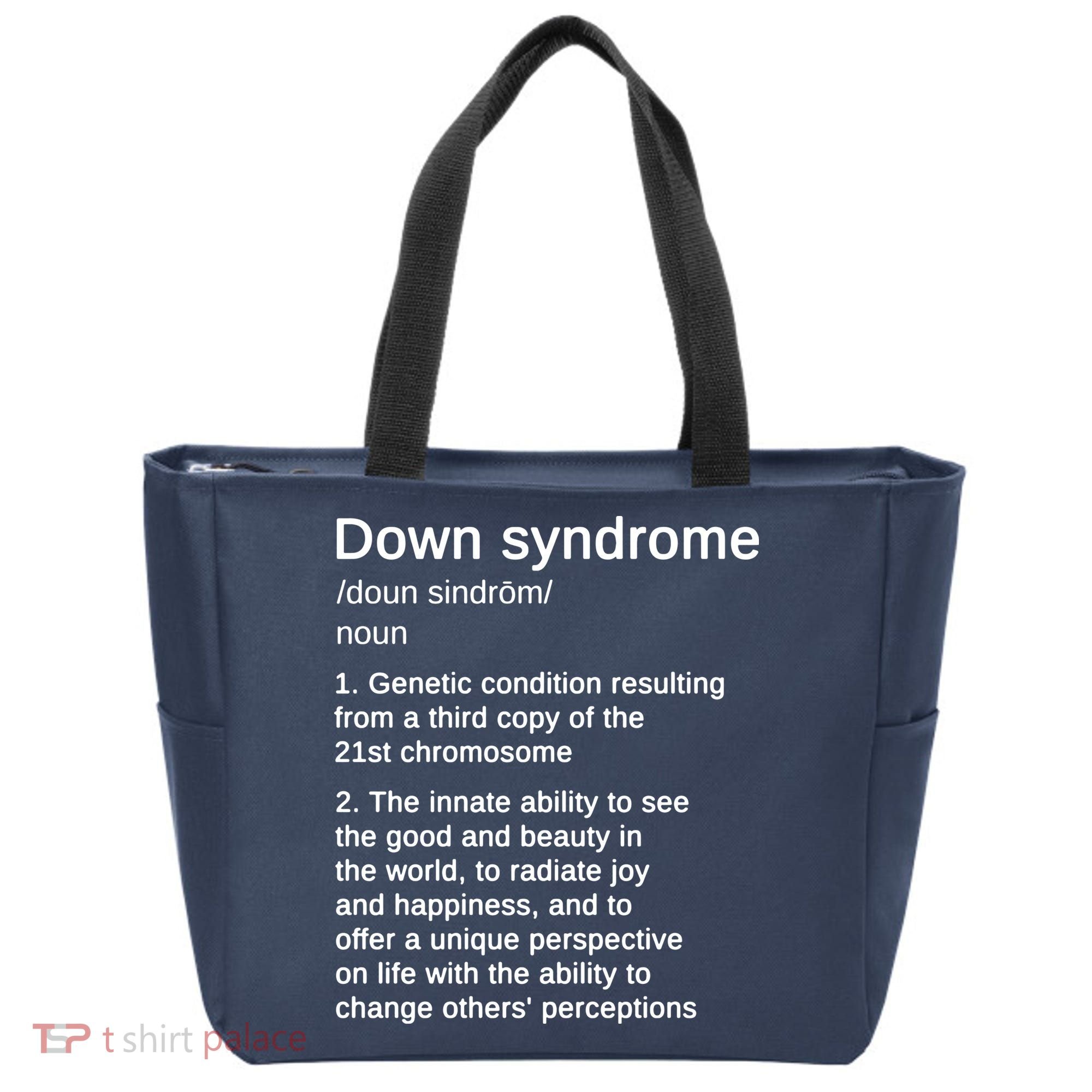 Down Syndrome Definition Awareness Month Tote Bag