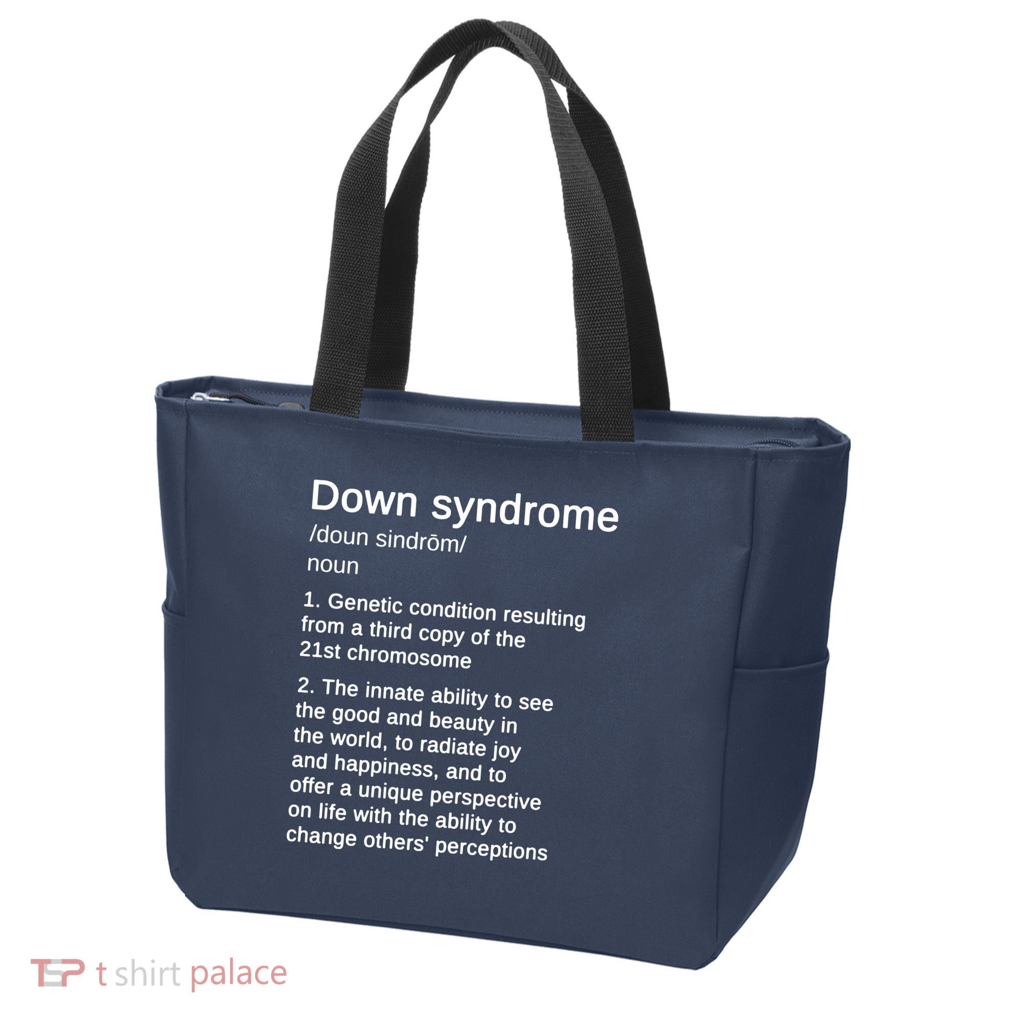 Down Syndrome Definition Awareness Month Tote Bag
