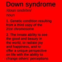Down Syndrome Definition Awareness Month Santa Hat thumb 1