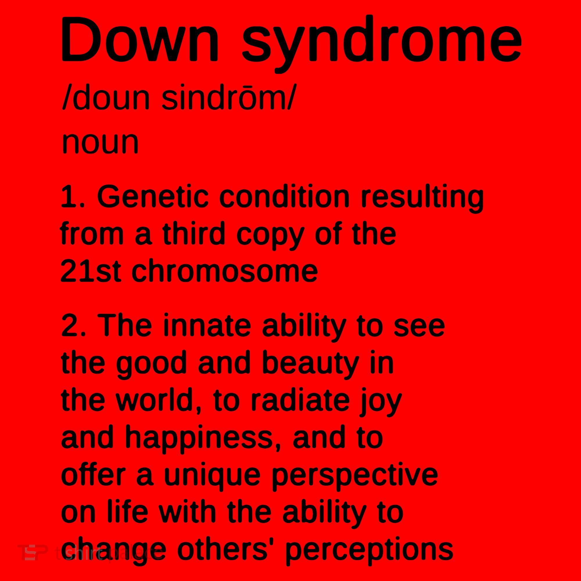 Down Syndrome Definition Awareness Month Santa Hat