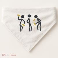 Drunk Stickfigers USA-Made Doggie Bandana thumb 0