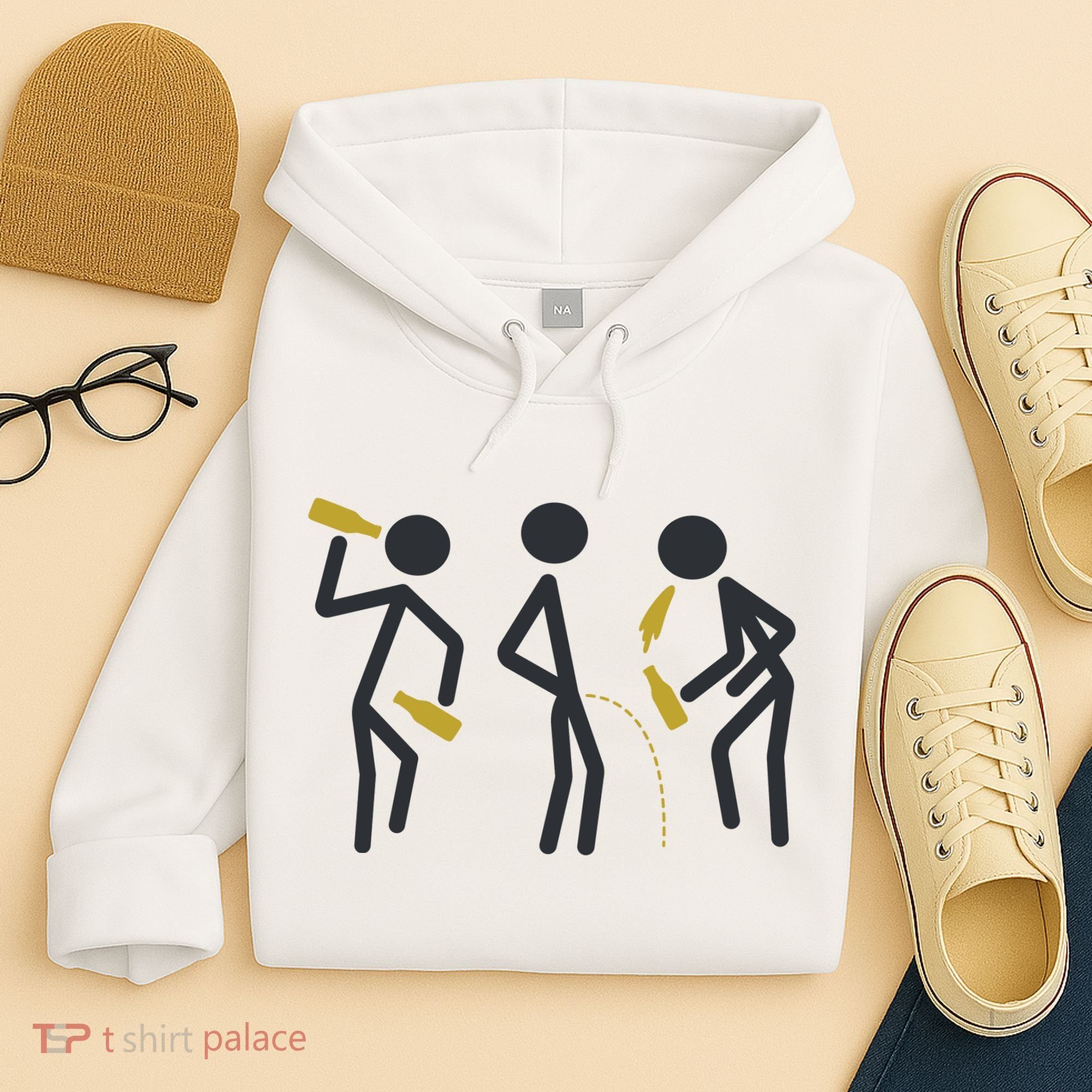 Drunk Stickfigers Hoodie