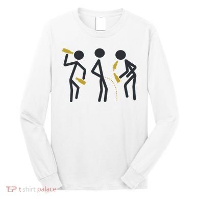 Drunk Stickfigers Long Sleeve Shirt
