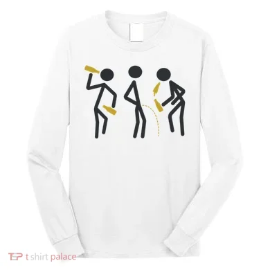 Drunk Stickfigers Long Sleeve Shirt