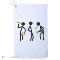 Drunk Stickfigers Golf Towel thumb 0