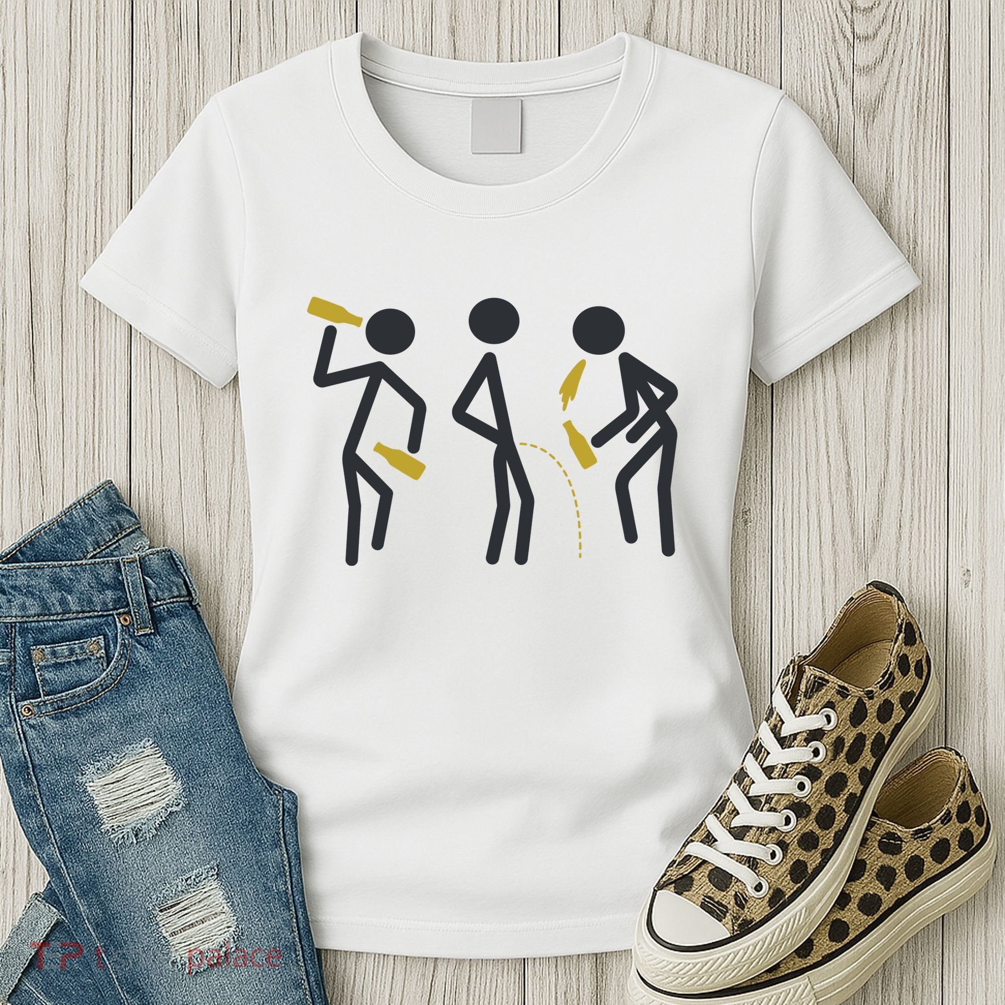 Drunk Stickfigers Women's T-Shirt