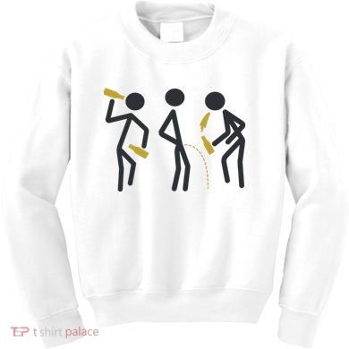 Drunk Stickfigers Kids Sweatshirt