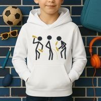 Drunk Stickfigers Kids Hoodie thumb 2