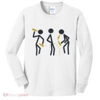 Drunk Stickfigers Kids Long Sleeve Shirt thumb 0