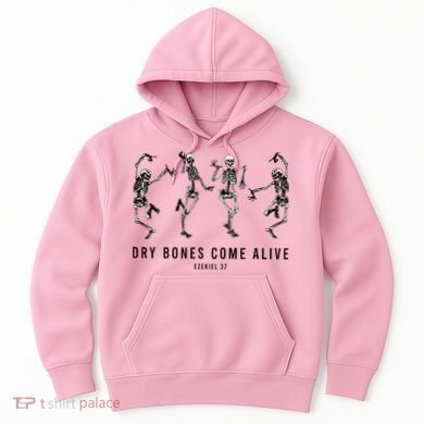 Dancing Skeleton Dry Bones Come Alive Christian Halloween Hoodie