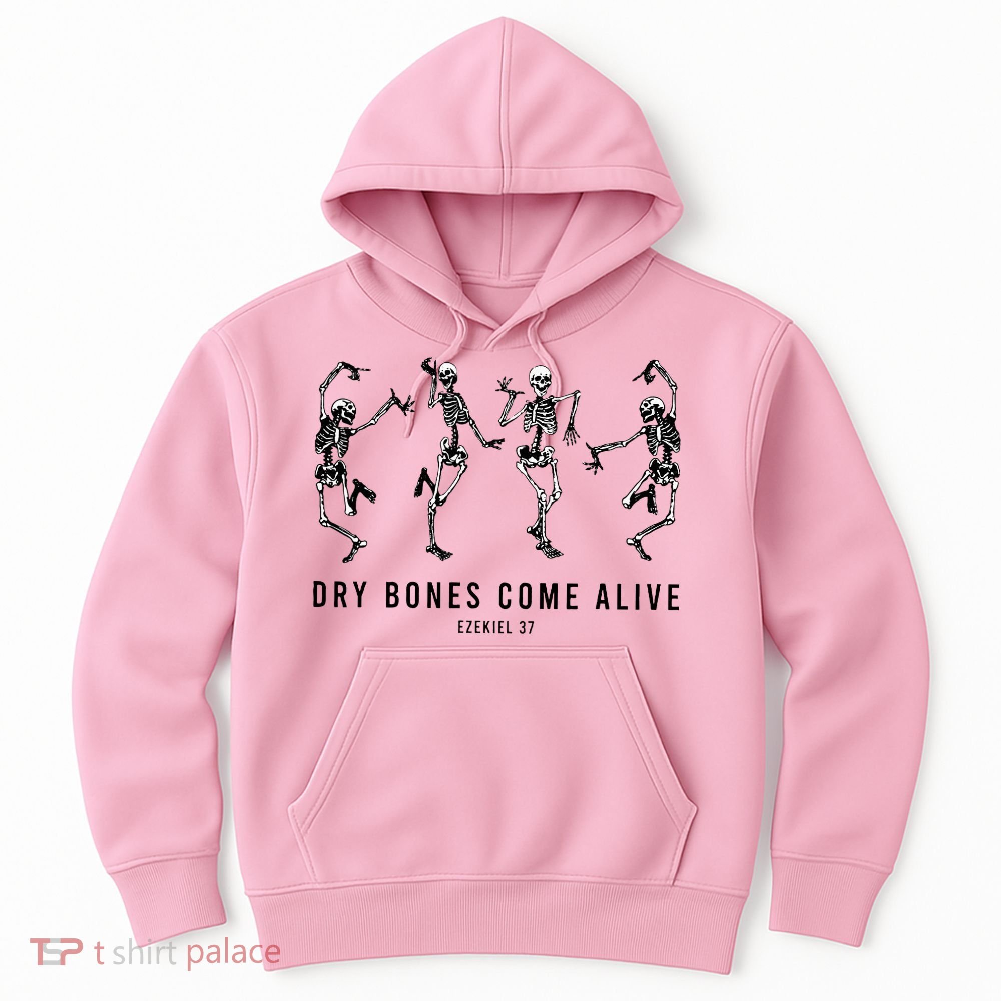 Dancing Skeleton Dry Bones Come Alive Christian Halloween Hoodie