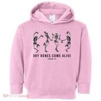 Dancing Skeleton Dry Bones Come Alive Christian Halloween Toddler Hoodie thumb 0