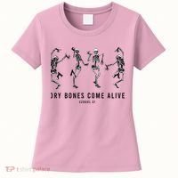Dancing Skeleton Dry Bones Come Alive Christian Halloween Women's T-Shirt thumb 0