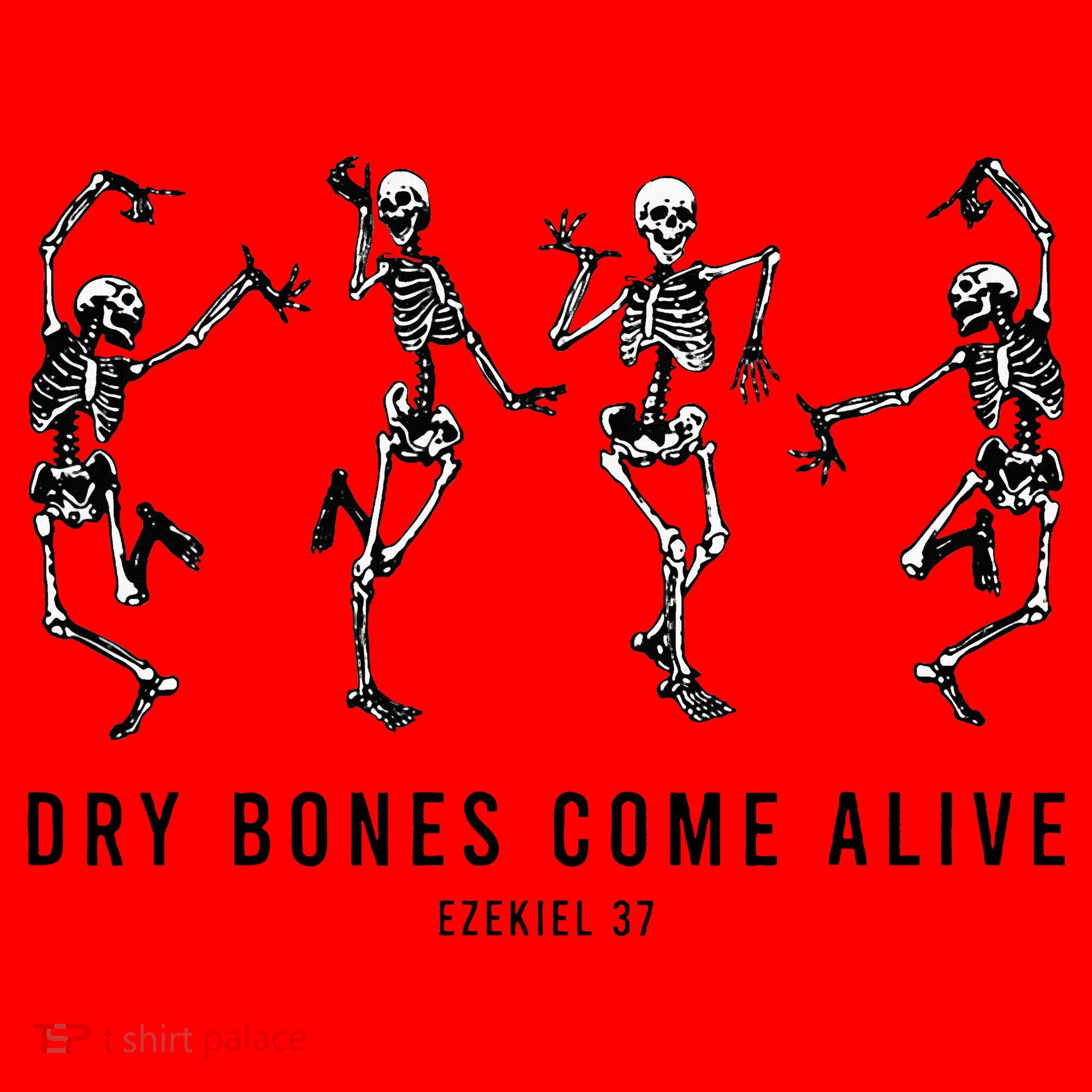 Dancing Skeleton Dry Bones Come Alive Christian Halloween Santa Hat