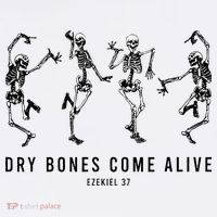 Dancing Skeleton Dry Bones Come Alive Christian Halloween Women's Hoodie thumb 2