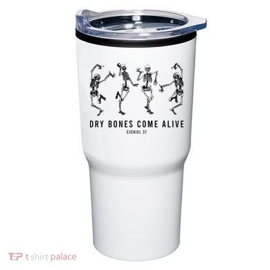 Dancing Skeleton Dry Bones Come Alive Christian Halloween Tumbler