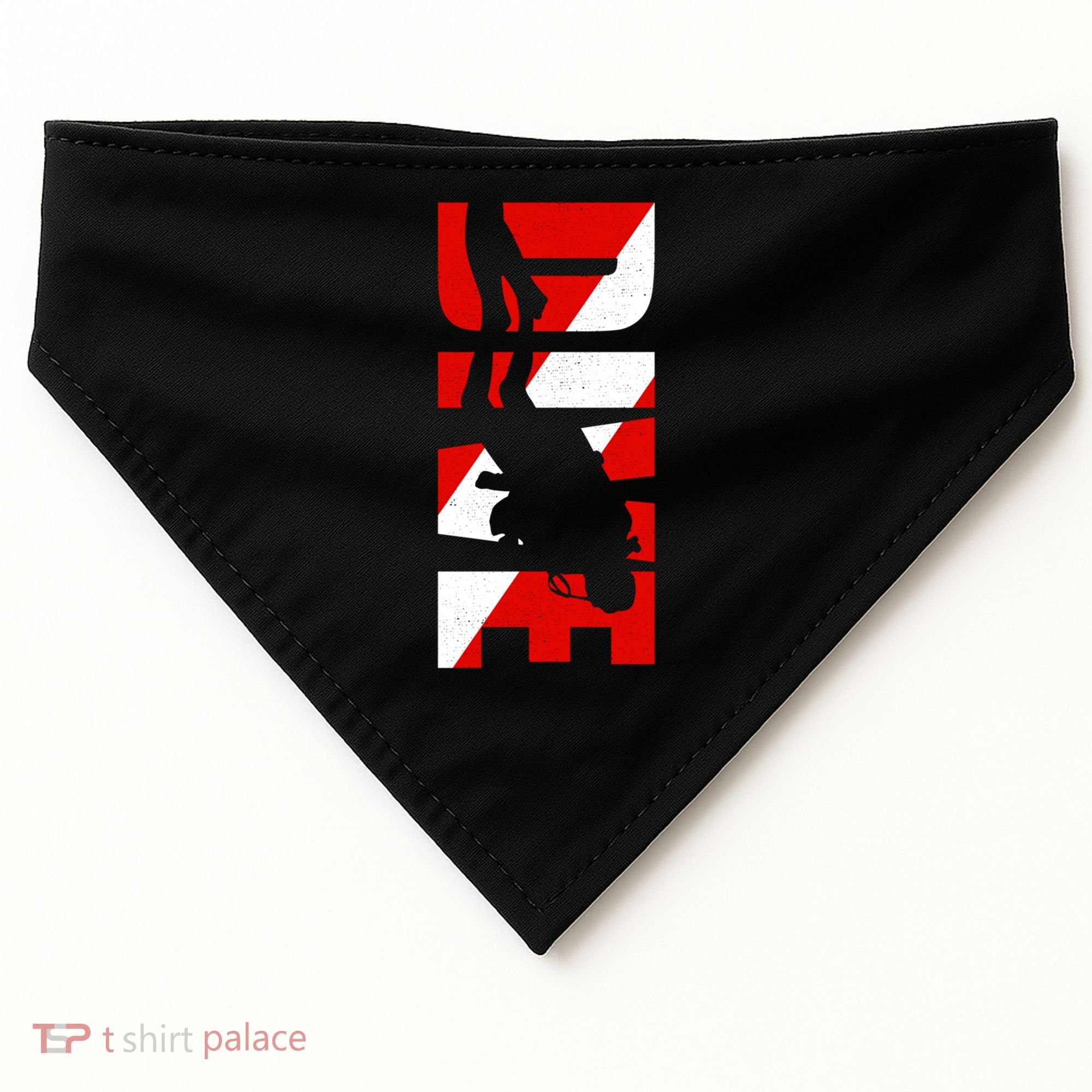 Dive Scuba Diving Funny Gift Scuba Diving Gift USA-Made Doggie Bandana