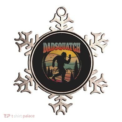 Dad Sasquatch Dadsquatch Bigfoot Hiking Ornament