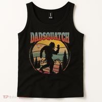 Dad Sasquatch Dadsquatch Bigfoot Hiking Tank Top thumb 2