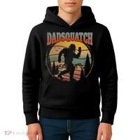 Dad Sasquatch Dadsquatch Bigfoot Hiking Kids Hoodie thumb 4