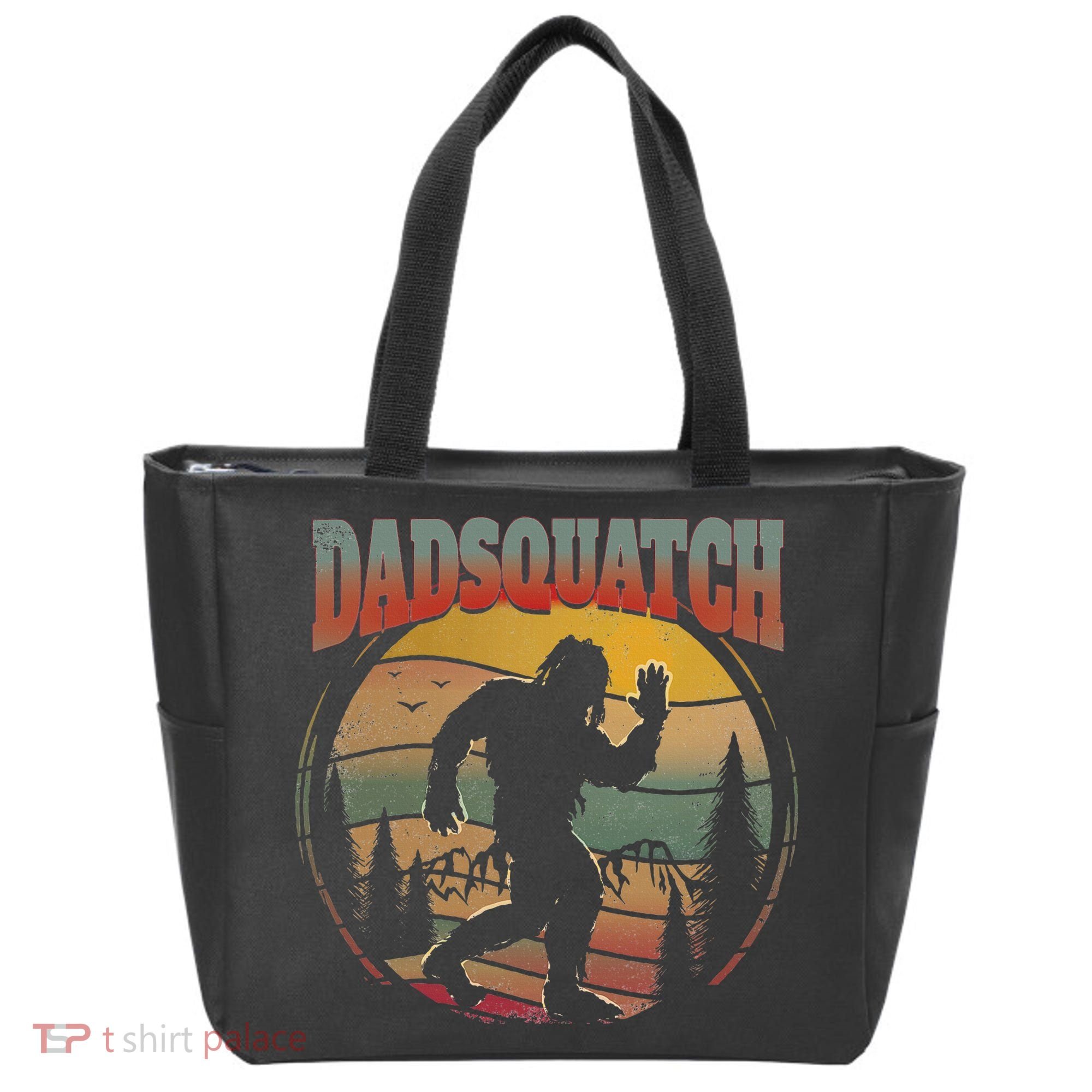 Dad Sasquatch Dadsquatch Bigfoot Hiking Tote Bag