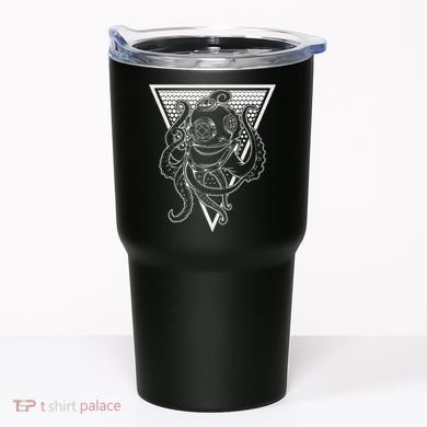 Deep Sea Diving Helmet Kraken Octopus Underwater Diver Gift Tumbler