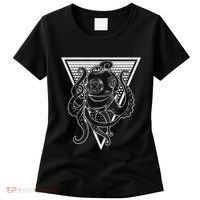 Deep Sea Diving Helmet Kraken Octopus Underwater Diver Gift Women's T-Shirt thumb 0