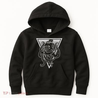 Deep Sea Diving Helmet Kraken Octopus Underwater Diver Gift Kids Hoodie