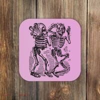 Dancing Skeletons Day Of Dead Dia De Los Muertos Coaster thumb 0