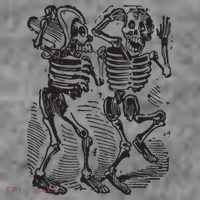 Dancing Skeletons Day Of Dead Dia De Los Muertos Toddler Hoodie thumb 2
