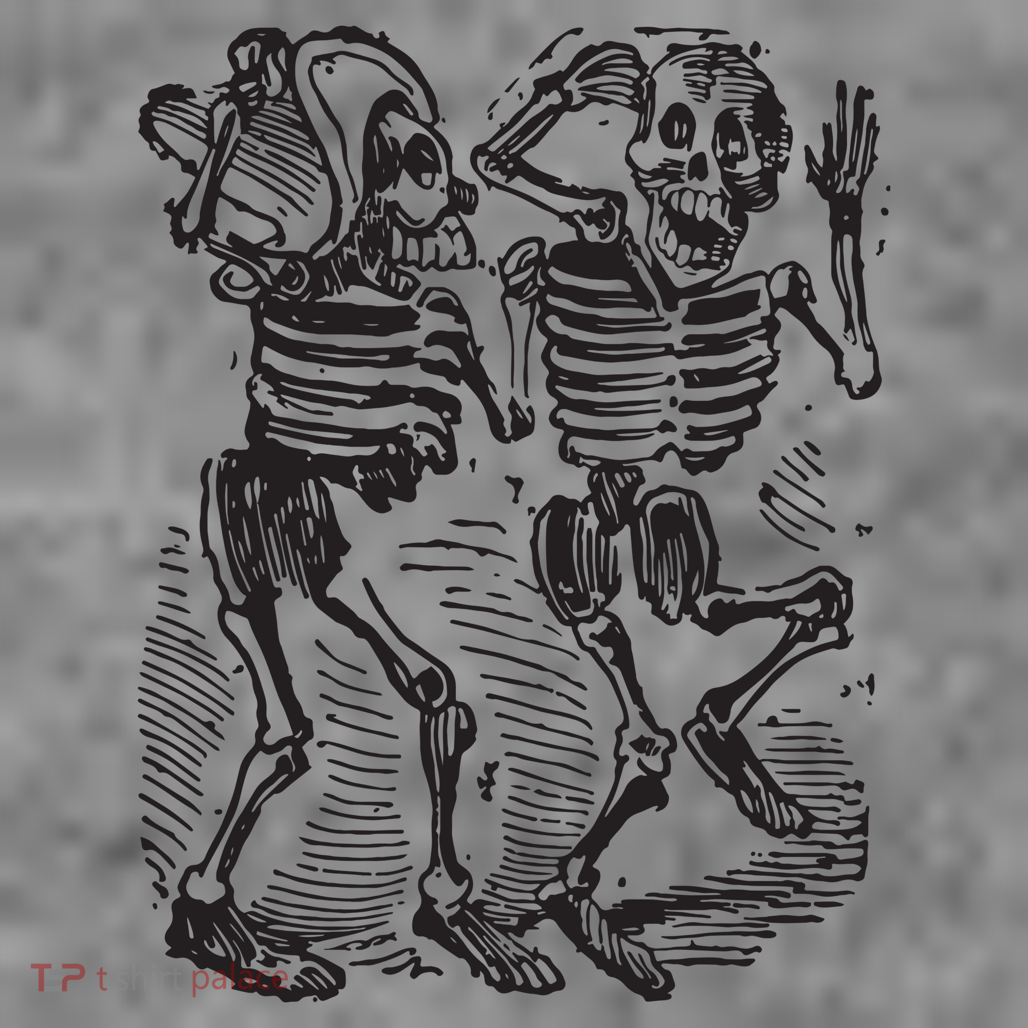 Dancing Skeletons Day Of Dead Dia De Los Muertos Toddler Hoodie