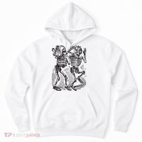 Dancing Skeletons Day Of Dead Dia De Los Muertos Hoodie thumb 0