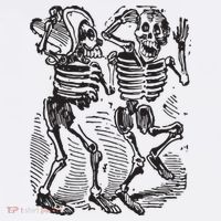 Dancing Skeletons Day Of Dead Dia De Los Muertos Sweatshirt thumb 3