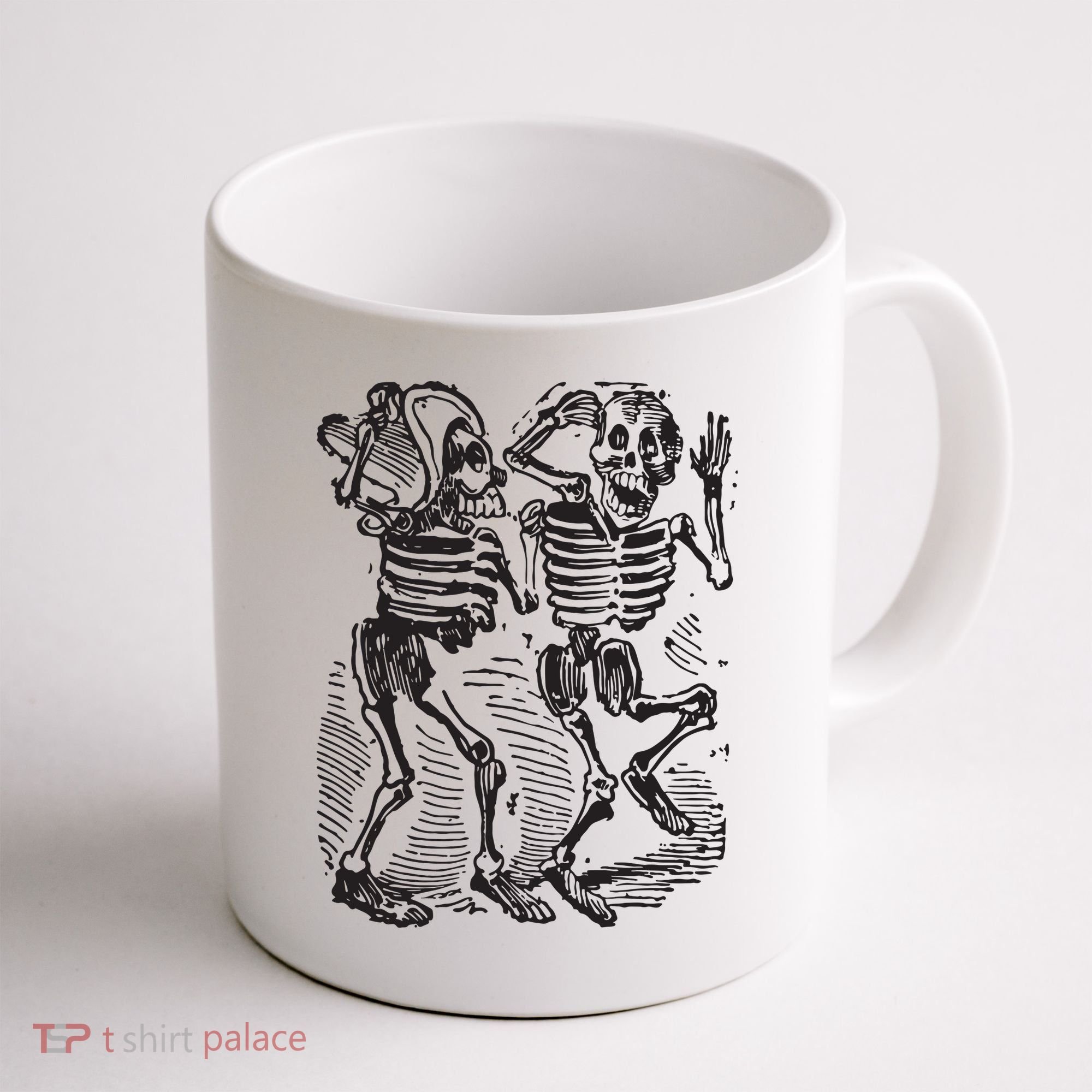 Dancing Skeletons Day Of Dead Dia De Los Muertos Coffee Mug