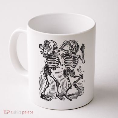 Dancing Skeletons Day Of Dead Dia De Los Muertos Coffee Mug