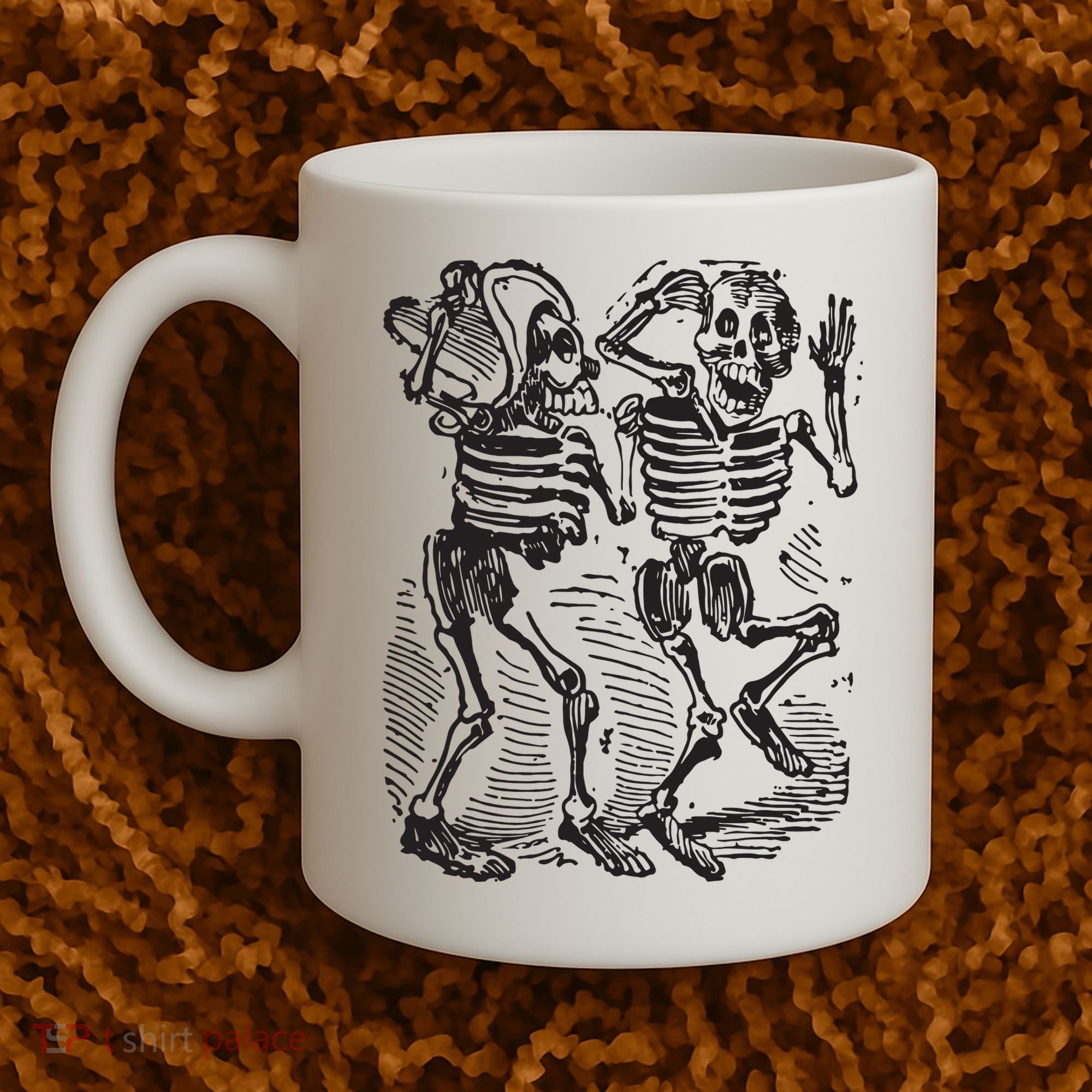 Dancing Skeletons Day Of Dead Dia De Los Muertos Coffee Mug