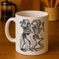 Dancing Skeletons Day Of Dead Dia De Los Muertos Coffee Mug thumb 4