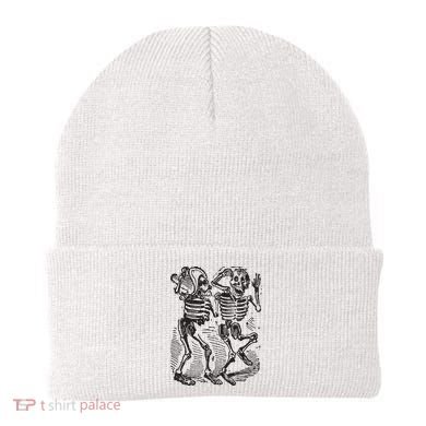 Dancing Skeletons Day Of Dead Dia De Los Muertos Beanie